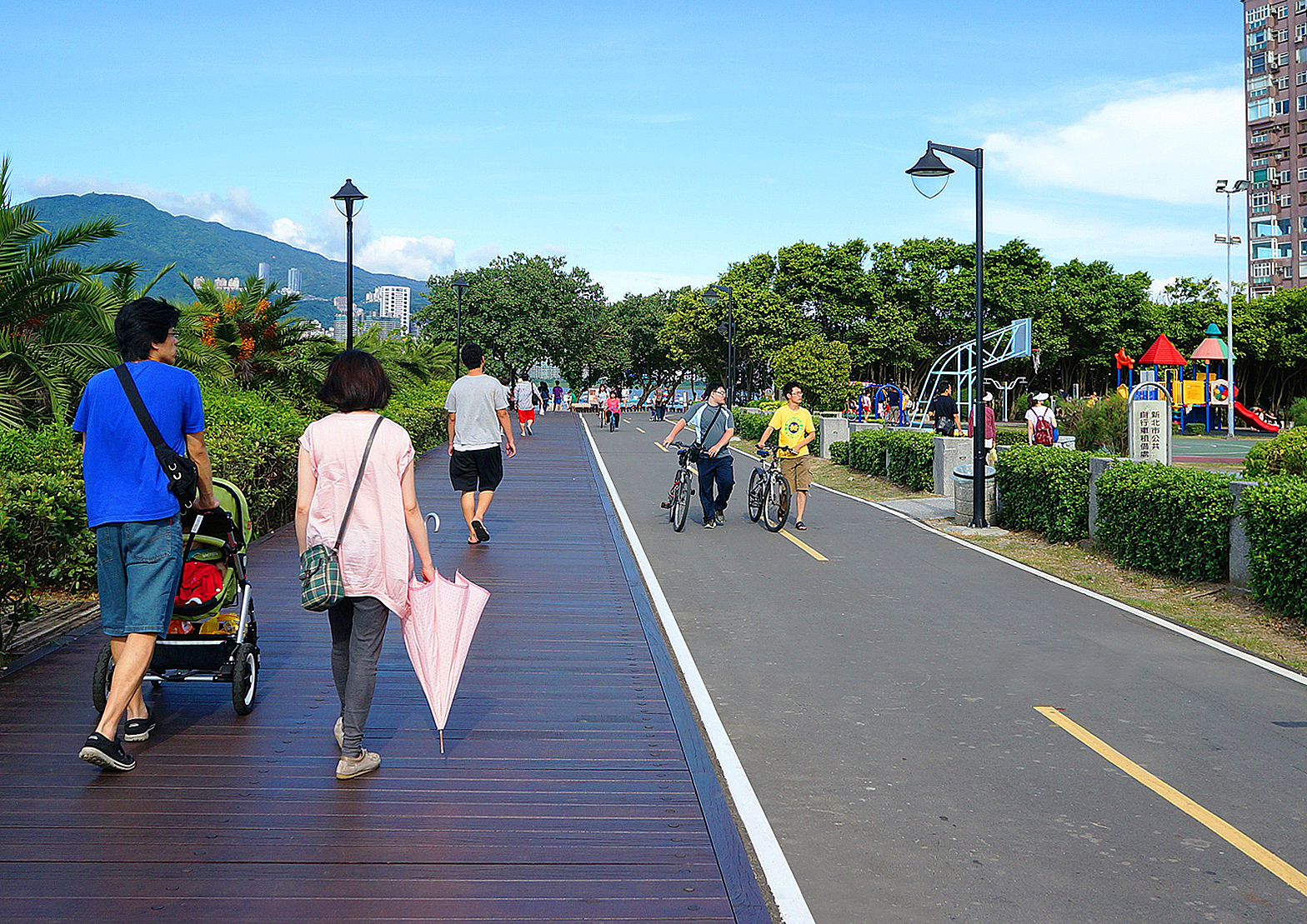 淡水河左岸自行車道-2
