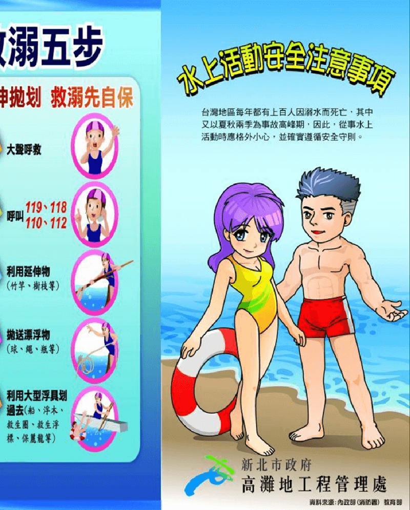 水上活動安全注意事項